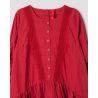 dress 55938 JASMIN Red cotton Ewa i Walla - 3