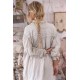 shirt-dress Tora in Herbert Magnolia Pearl - 5