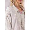 robe-chemise Tora in Herbert Magnolia Pearl - 2