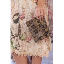 pochette Skulls Coin in Acid Rain Magnolia Pearl - 1