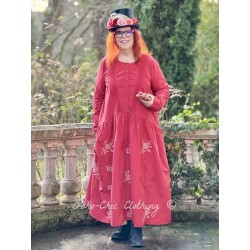 robe 55938 JASMIN coton Rouge Ewa i Walla - 1