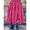 skirt 22303 CARMIN Red cotton Ewa i Walla - 1