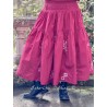 skirt 22303 CARMIN Red cotton Ewa i Walla - 1