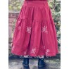 skirt 22303 CARMIN Red cotton Ewa i Walla - 1