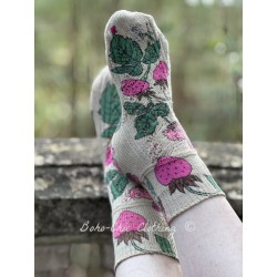 chaussettes Lil Dipper in Fruit Garden Magnolia Pearl - 1