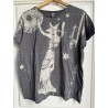 T-shirt Space Disco in Ozzy Magnolia Pearl - 6