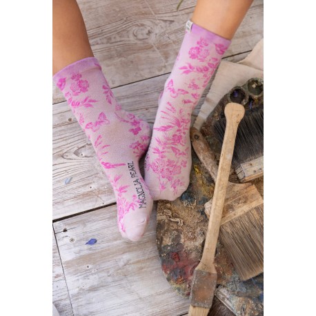 chaussettes Vol Du Jardin in Sorrengail Magnolia Pearl - 1