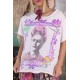 T-shirt Frida Retablo in True Magnolia Pearl - 7