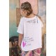 T-shirt Frida Retablo in True Magnolia Pearl - 10