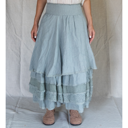 skirt / petticoat MADOU Blue linen and viscose Les Ours - 1