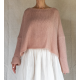 pull PILOU maille laine Rose