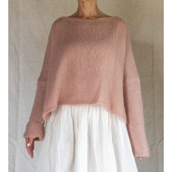 pullover PILOU Pink wool knit