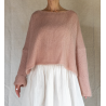 pull PILOU maille laine Rose