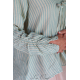 blouse ROSANNE Blue striped gauze Les Ours - 8