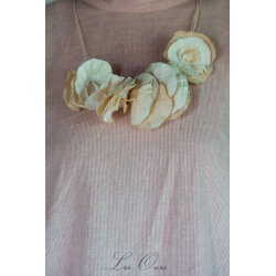 necklace FLEUR in plant based paper dye Les Ours - 1