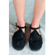 sandals ARIEL Black crochet Les Ours - 1