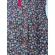 vest 33357 ALDA Brown with red and blue flowers linen Size XL Ewa i Walla - 4