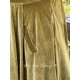 skirt GUSTINE Bronze velvet Size XL Les Ours - 14