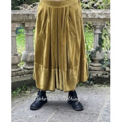 skirt GUSTINE Bronze velvet Size XL Les Ours - 1