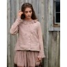 blouse 44928 GUNELL Dust pink linen Size XL Ewa i Walla - 5