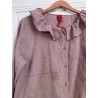 blouse 44928 GUNELL Dust pink linen Size XL Ewa i Walla - 3