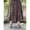 skirt GUSTINE Chocolate velvet Size XL Les Ours - 14