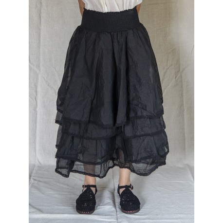 skirt / petticoat MADELEINE Black organza Les Ours - 1