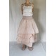 skirt / petticoat MADELEINE Vintage pink organza Les Ours - 2