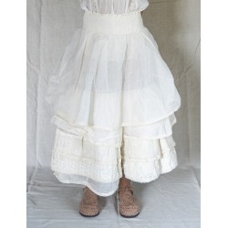 skirt / petticoat MADOU Ecru organza Les Ours - 1