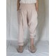 pantalon sarouel SAMY coton Rayé rose Les Ours - 1