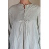 blouse ROSANNE Blue striped gauze Les Ours - 9