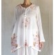 tunic CAMILA Flower print cotton voile Les Ours - 14