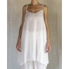 short dress LEA Ecru cotton