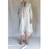 long jacket MALO Flower print cotton poplin