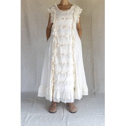 robe ANCOLIE coton Écru