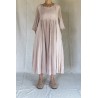 robe MAINA coton brodé Rose