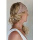 headband CELESTE Vintage pink cotton voile Les Ours - 1