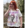 T-shirt Frida Retablo in True Magnolia Pearl - 1