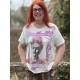 T-shirt Frida Retablo in True Magnolia Pearl - 2