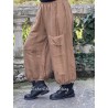 pantalon GUS lin Cannelle Taille XXL Les Ours - 5