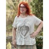 T-shirt Faithful Heart in Moonlight Magnolia Pearl - 1