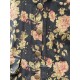 long jacket ARACHIDE Black floral cotton Size XXL Les Ours - 21