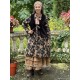 long jacket ARACHIDE Black floral cotton Size XXL Les Ours - 11