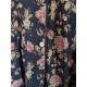 long jacket ARACHIDE Black floral cotton Size XXL Les Ours - 5