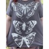 T-shirt Butterfly Totem in Ozzy Magnolia Pearl - 15