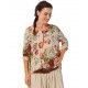 chemisier 44766 jersey Flower print Taille XL Ewa i Walla - 10