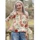 blouse 44766 Flower print jersey Size XL Ewa i Walla - 1