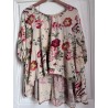 blouse 44766 Flower print jersey Size XL Ewa i Walla - 2