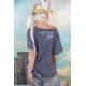 T-shirt Boyfriend in Ozzy Magnolia Pearl - 9