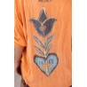 T-shirt Pajaro 1865 Viggo in Moon Orange Magnolia Pearl - 5